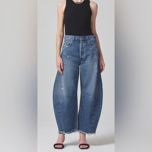Citizens of Humanity Horseshoe High Waisted Jean Distressed Magnolia Wash